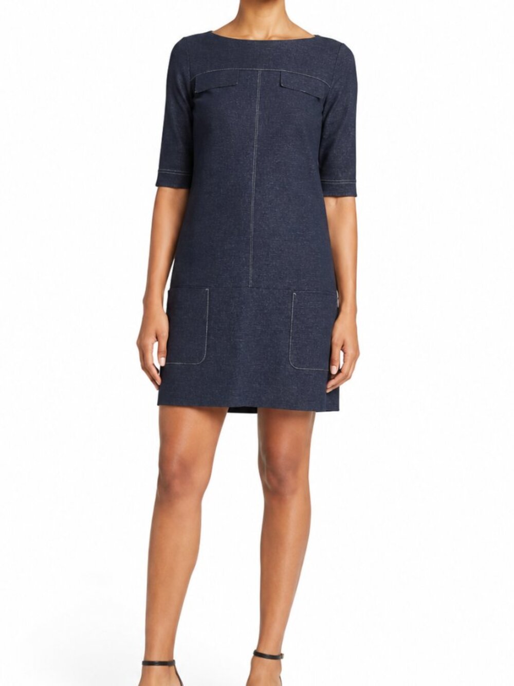 Chiara Boni La Petite Robe Navy Dress – IT 46 / US 10-12